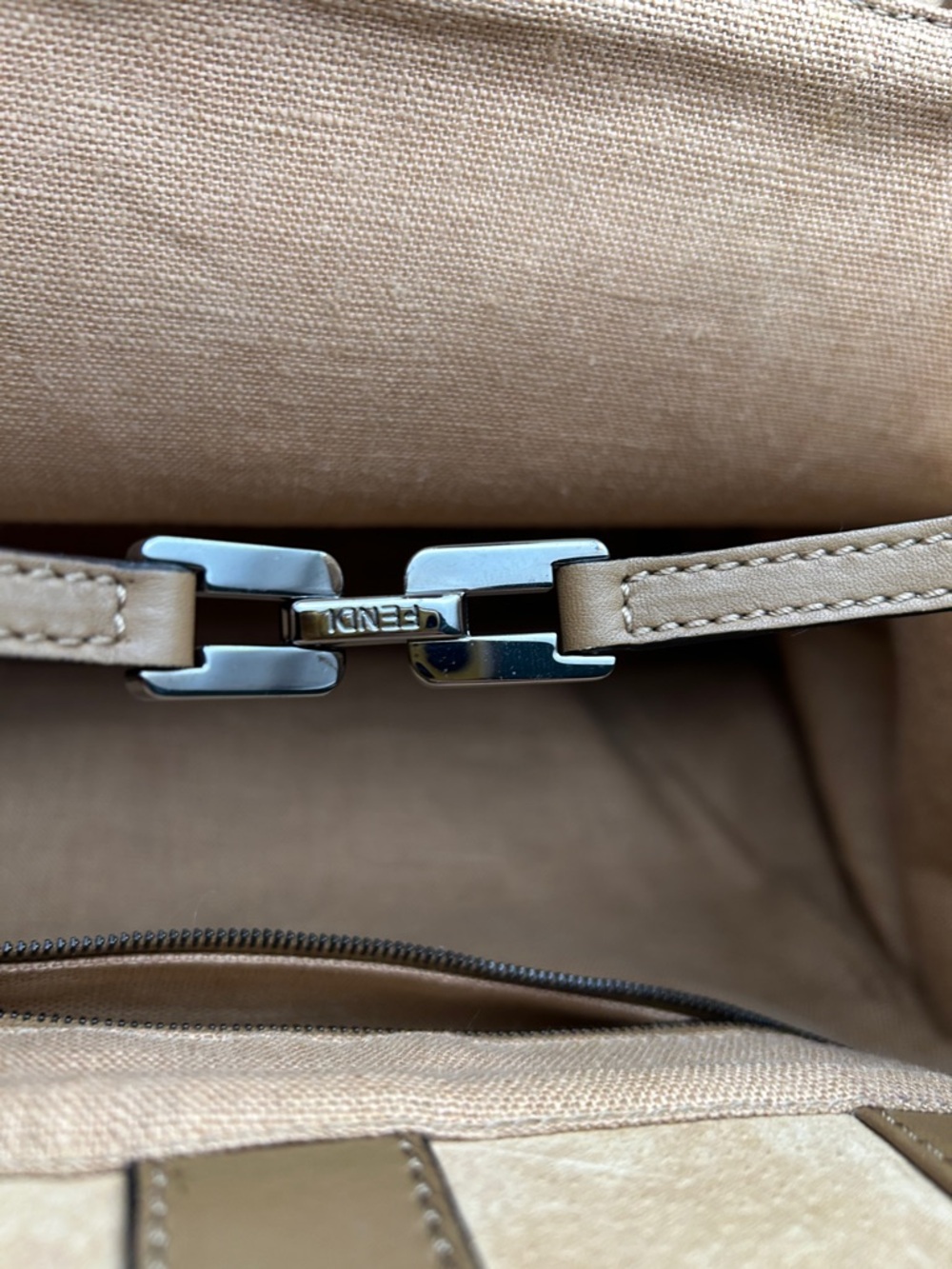 Fendi: a Shagreen 2Jours Tote - Picture 5 of 16